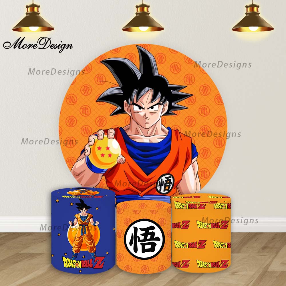 Event Z - Dragon Ball Z Birthday Round Backdrop