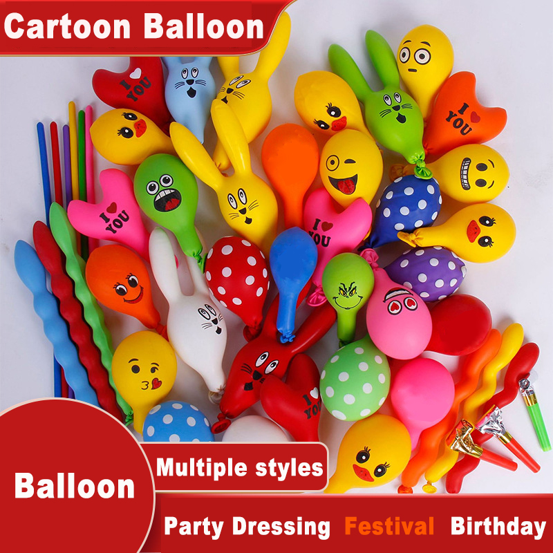 Cartoon Animal Duck Rabbit Hel - Balloon Pump Hand ulasan dan harga