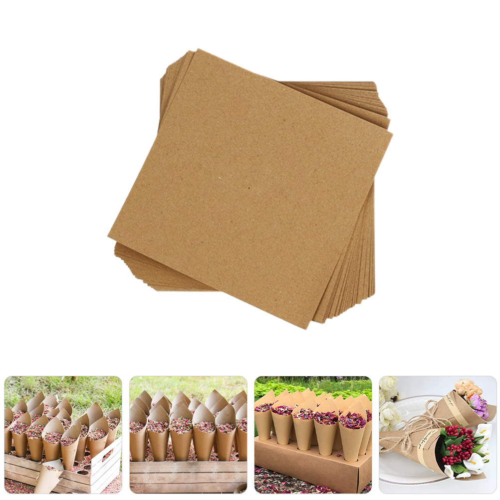 90Pcs Paper Petal Cones Foldab - Papercraft Supply Confetti ulasan dan harga