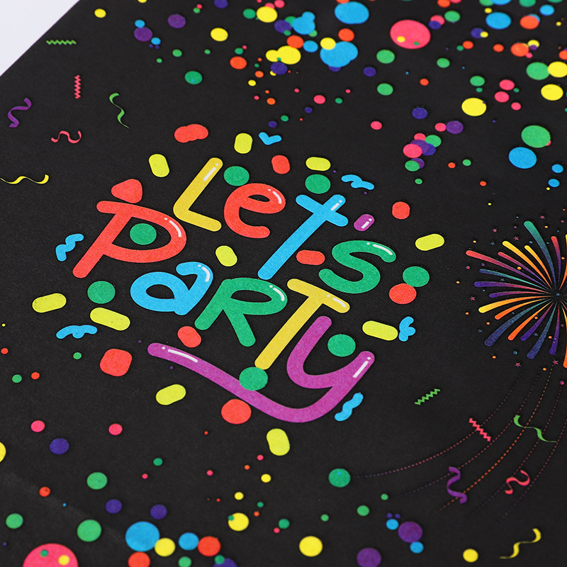 Glow In Dark Paper Gift Bag Ne - Let'S Party Event Supply ulasan dan harga