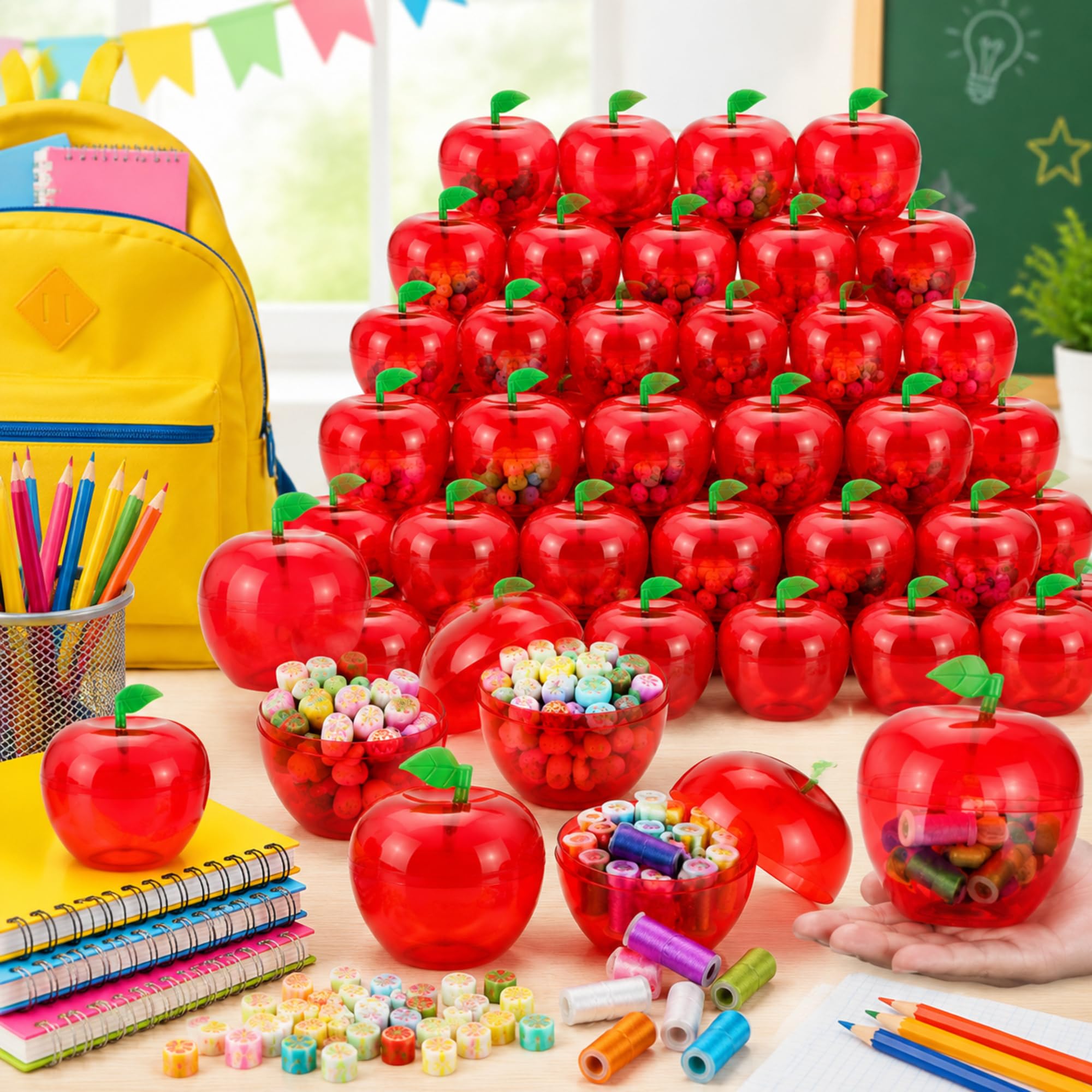 5/10pcs Apple Containers Snow  - Event Party Box ulasan dan harga