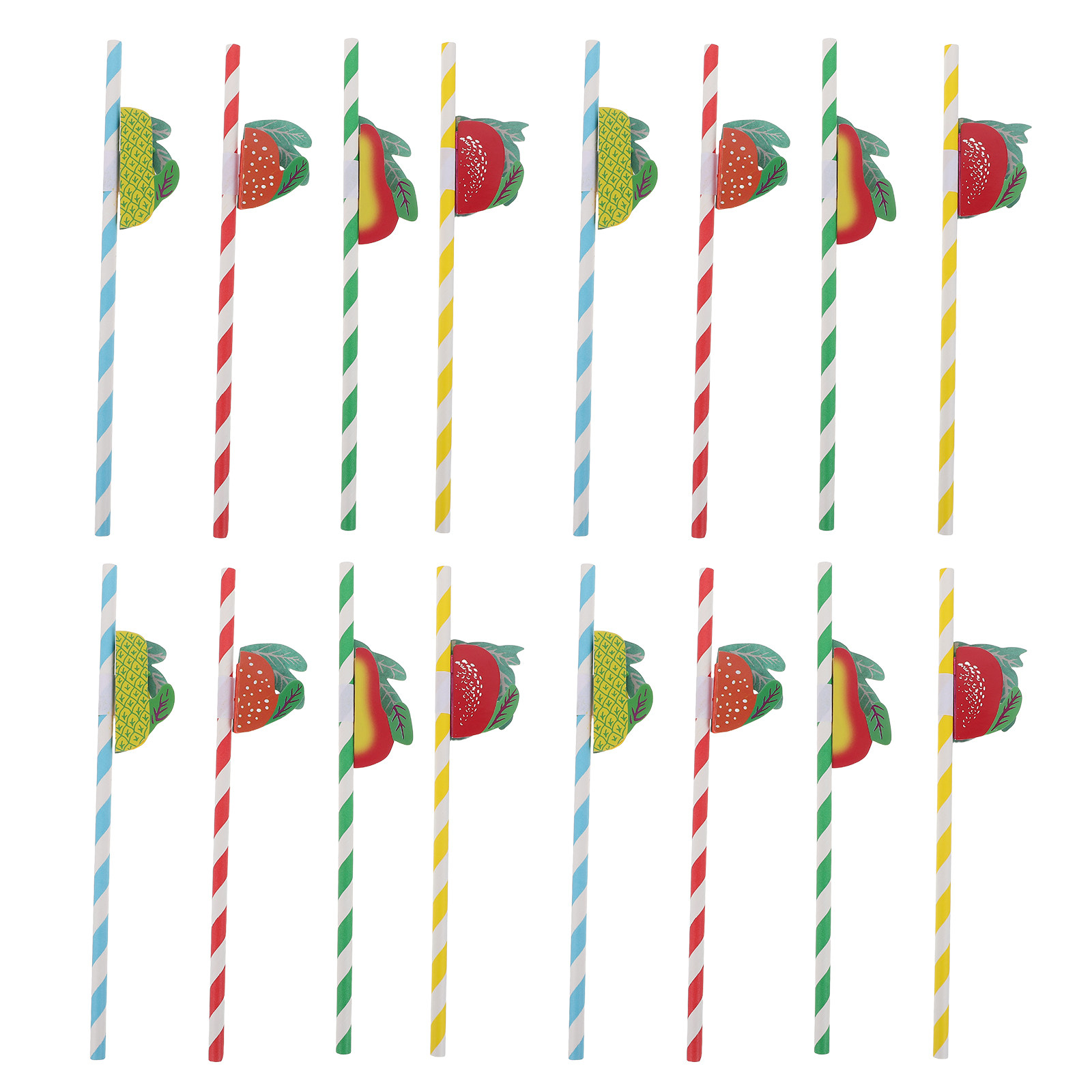 50Pcs Colorful Swirl Paper Str - Paper Straw Color ulasan dan harga