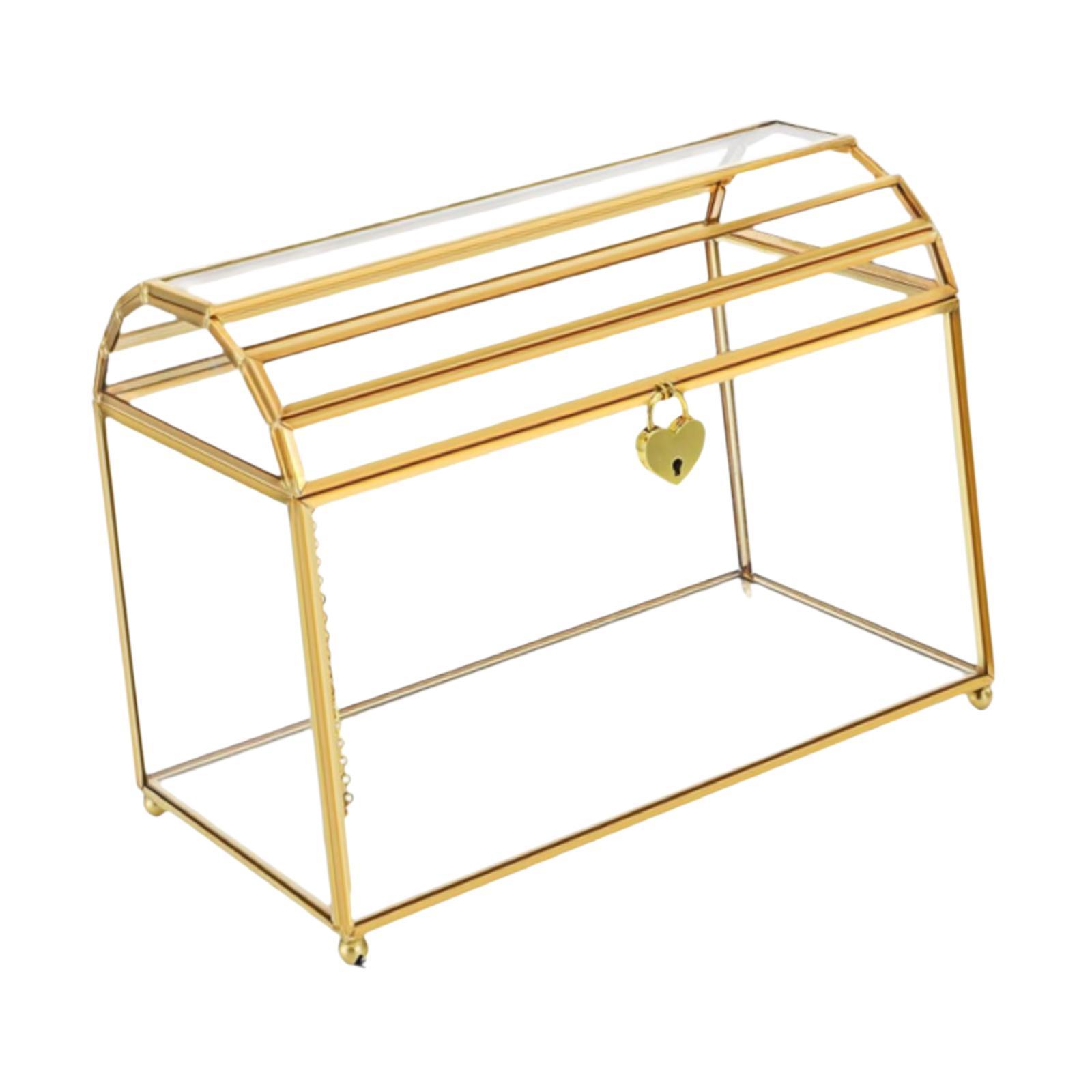 Glass Wedding Card Box Portabl - Event Party Box ulasan dan harga
