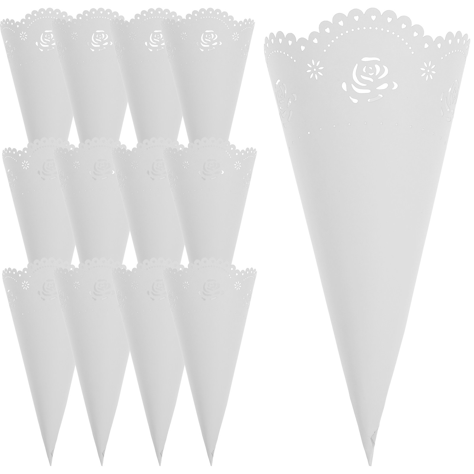 20Pcs Paper Confetti Cones Wed - Papercraft Supply Confetti ulasan dan harga