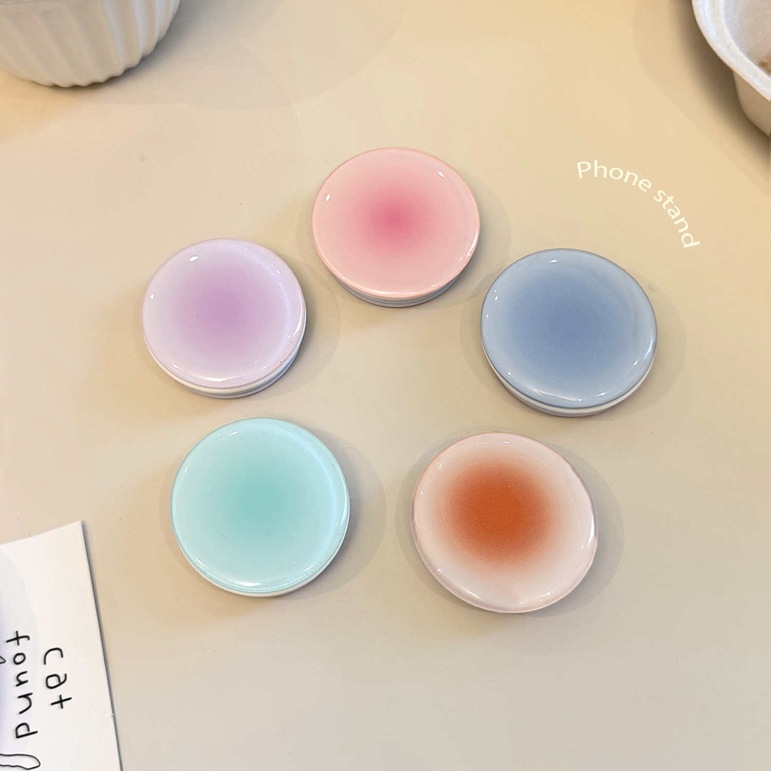 Ins Style Gradient Phone Grip  - Event Support ulasan dan harga