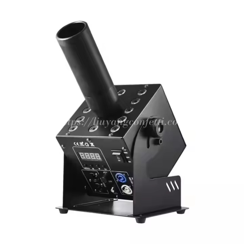 DMX RGB LED CO2 Cannon Jet Mac - Event Party Dj ulasan dan harga