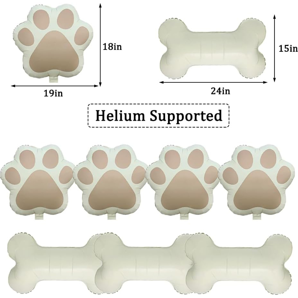 9Pcs/Set Let us Pawty Big Dog  - Let'S Party Event Supply ulasan dan harga