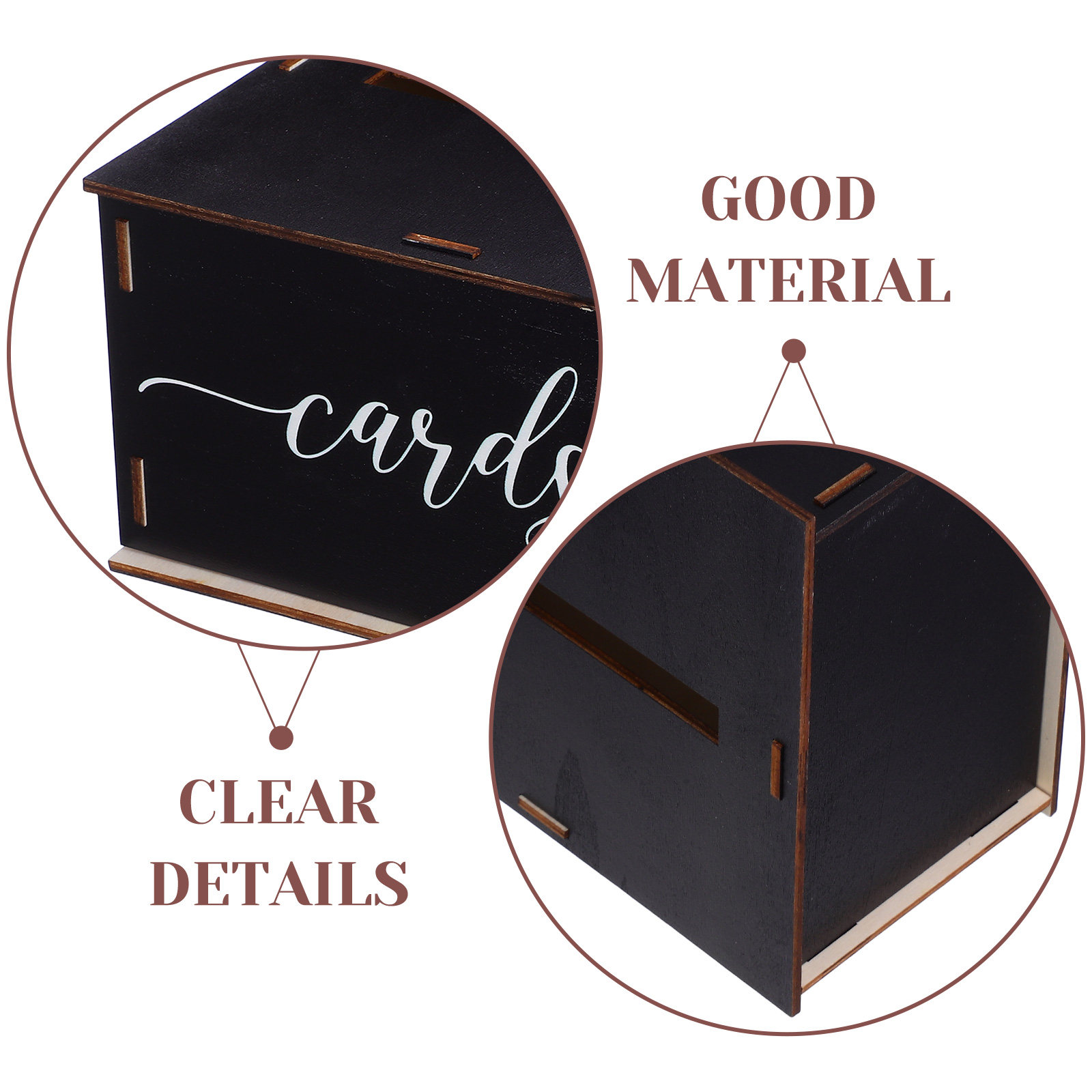Wooden Wedding Card Box Rustic - Event Party Box ulasan dan harga