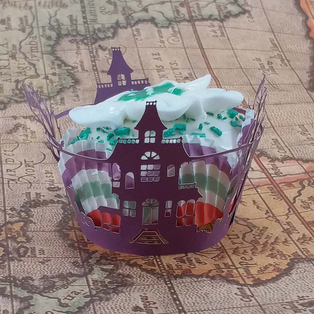 50Pcs Creative Cake Wrappers H - Plastic Cup 50Pcs ulasan dan harga