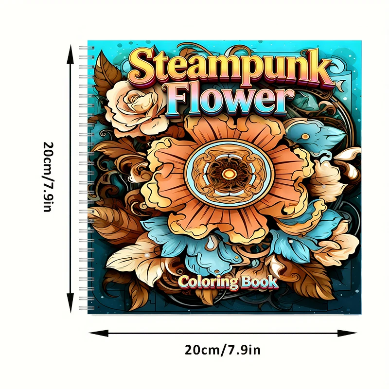 Coloring Book Steampunk Flower - Supply Event ulasan dan harga